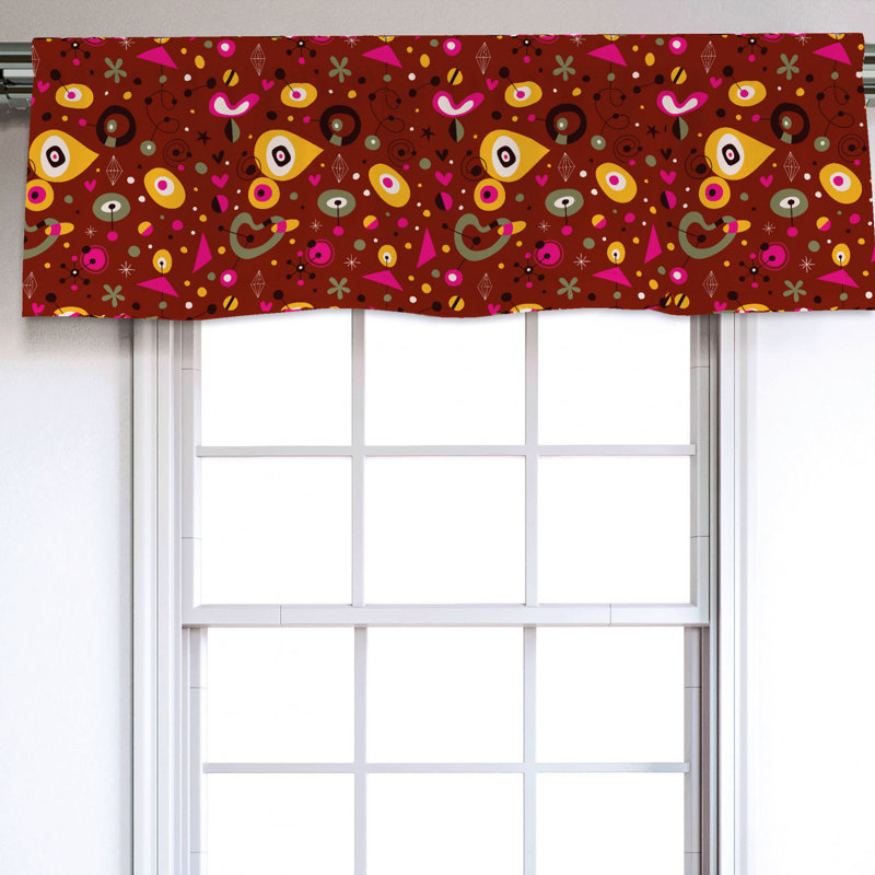 Sateen Ruffled Window Valance