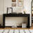 Curved Console Table With Storage-1495592928