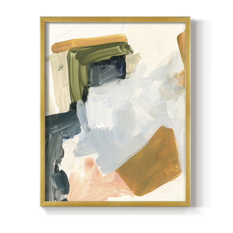 Palette Meld I, reproduction encadrée - bois massif, H 20 po x l 16 po