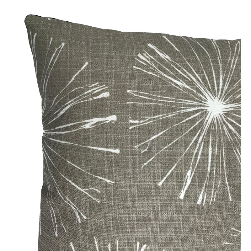 Coussin intérieur / extérieur Sparks Sparks, 20 po x 20 po, Huître