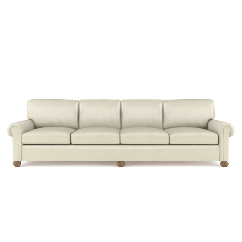 Leroy Sofa, 36" H x 120" W x 49" D, Pumice Velvet 