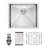 Undermount Single Bowl Kitchen Sink Basin