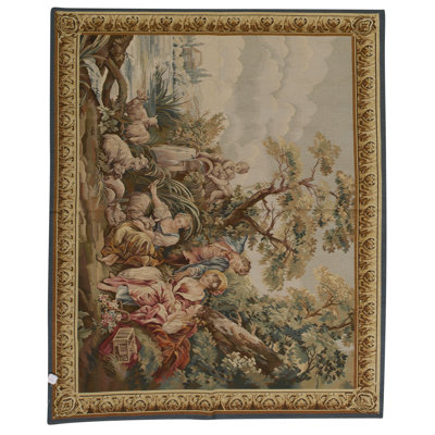 Hand-Knotted High-Quality Green Area Rug