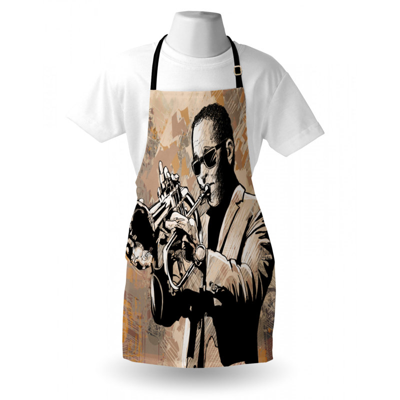 Tablier de musique jazz