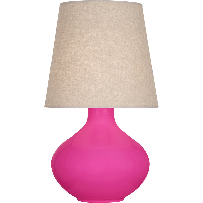 Lampe June, Lin chamois, Rose Razzle