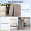 Rectangular Metal Folding Outdoor Side Table , 76cm cm W 50cm cm D-1097444651