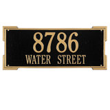 Roanoke 2-Line Wall Address Plaque