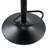 Set Of 2 Adjustable Swivel Bar Stools In Black PU Material With Footrest-125539935