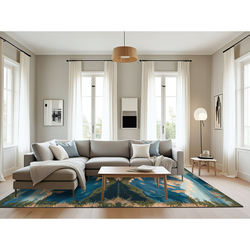 Tapis gris lavable à la machine