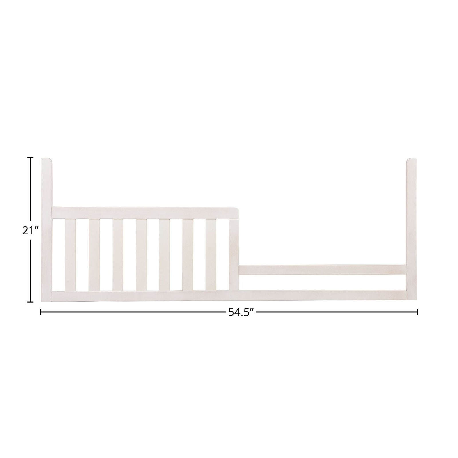 Mabank Toddler Bed Rail, Sea Shell White