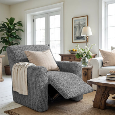 Housse extensible pour fauteuil inclinable - Facile à nettoyer et durable - Collection Comfort