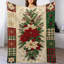 Jeté en flanelle Poinsettia Pinecone Luxury-133686354
