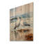 Abstract Beach Seagulls In Love On Wood Print-1523069763