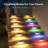 Matte Black Solar Powered Integrated LED Step Light Kit-105632660