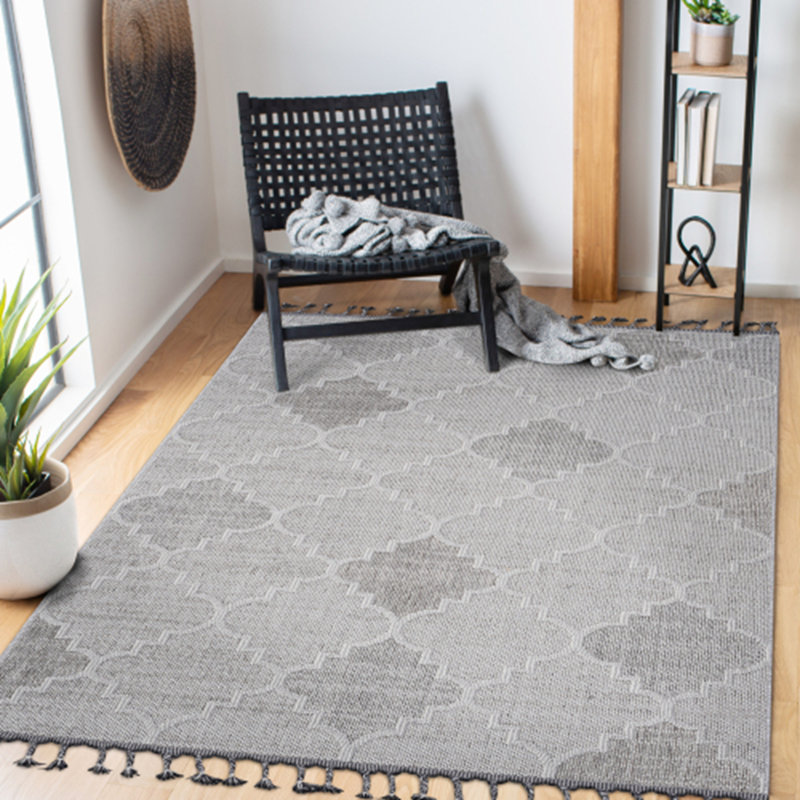 Tapis intérieur / extérieur LOOM & LUXE, Rectangle 6 pi 7 po x 7 pi 9 po