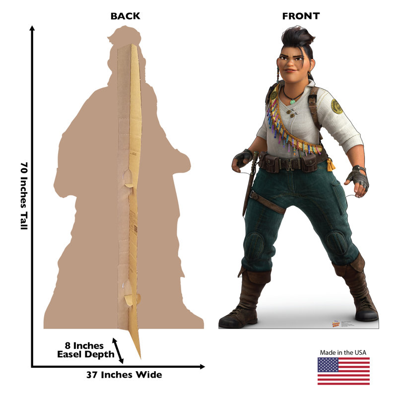 70'' Disney Strange World President Callisto Mal Cardboard Standup
