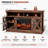 Jinora TV Stand For TVs Up To 70" With Electric Fireplace Included, Farmhouse TV Console & Entertainment Center-1201517102