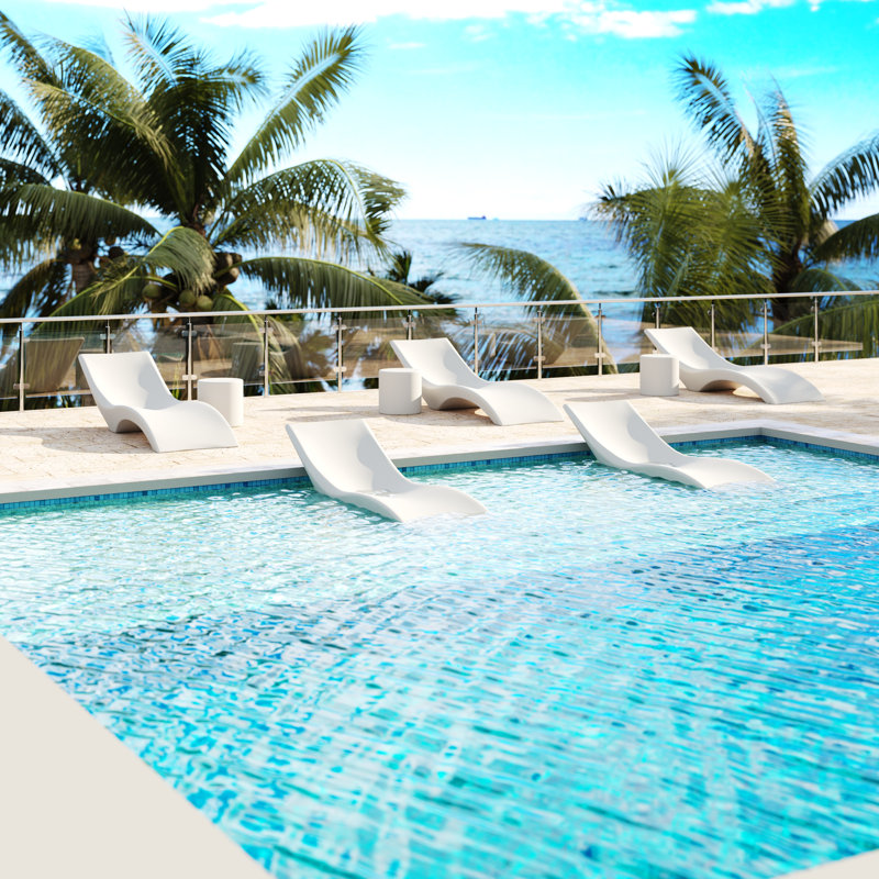 Shelf Outdoor Chaise Lounge