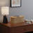 Natural Color, Handmade Rattan Cable Organizer Box , 13.2 X 5.2 X 5.2 Inches, Open Design For Under-Desk Cable Management.