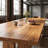 Large Rectangular Solid Wood Dining Table Set with 8 Chairs-1168957061