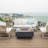 Manhattan 36" Outdoor Concrete Fire Table 45,000 BTU - Includes Lava Rocks & PVC Cover-302516614-355425721