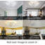 Calletana 6-Light Acrylic LED Flush Mount, Dimmable Modern Ceiling Light, White Acrylic Flower Light