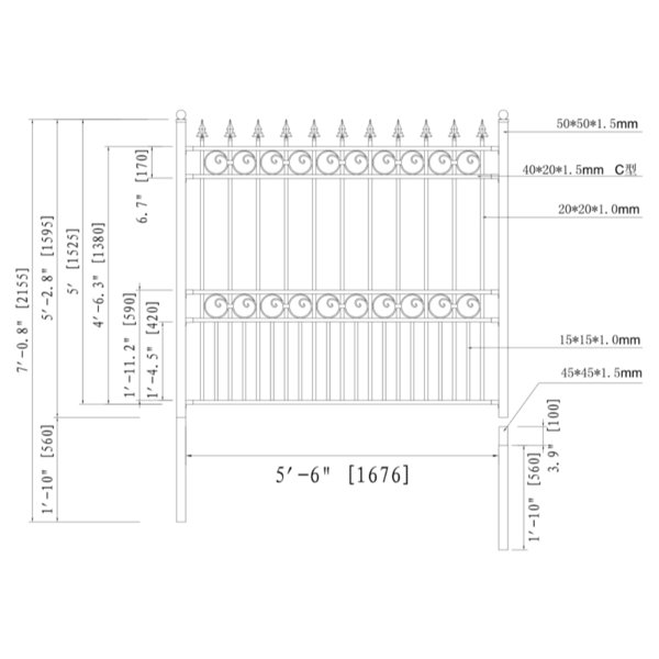 Dimensions du produit