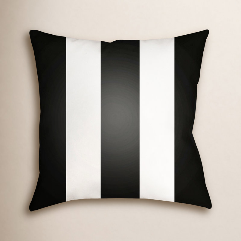 Athena Vertical Stripe Indoor/Outdoor Throw Pillow, Blue, 20" H x 20" W