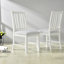 Ensemble de 4 chaises de salle à manger, structure rembourrée en bois d'hévéa, beige campagne moderne