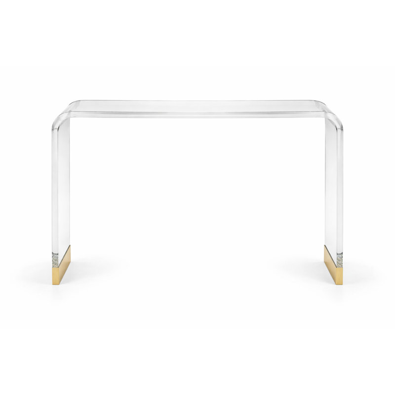 Demujertz Clear Acrylic Console Table