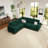 Shavera 84.2" W Velvet Modular Sleeper Sectional with Reversible Chaise -369943526