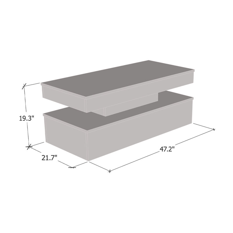 Ardath Coffee Table, Black