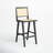 Atticus Counter Stool with Solid Wood Frame-689512202-732015849