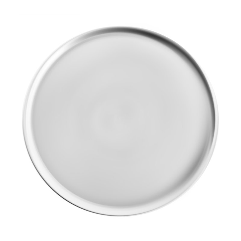 Thunder Group Inc. Aluminum Pizza Pan, 0.25" H x 8.13" W x 8.13" D