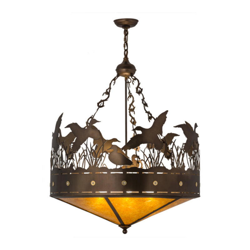4 - Light Pendant, 41" H x 30" W x 30" D
