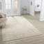 Tapis intérieur moderne abstrait ivoire / beige Melby-804866417