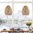 Alleman 1 - Light Pendant Light With Rattan Shade Handmade Natural Hanging Light Modern Coastal Ceiling Light-1056104208