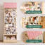 Tour de rangement 2 en 1 en bois massif pour peluches, avec toit en forme de maison, organisateur de jouets peu encombrant avec base cubique robuste pour salle de jeux, chambre d'enfant ou chambre à coucher