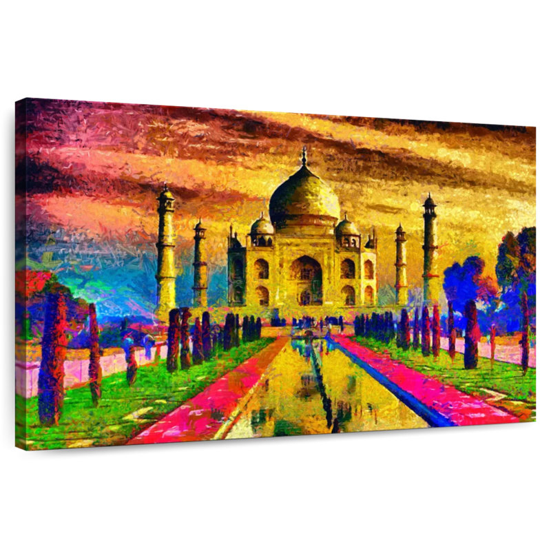 Nicci Abstract Taj Mahal, 20" H x 30" W