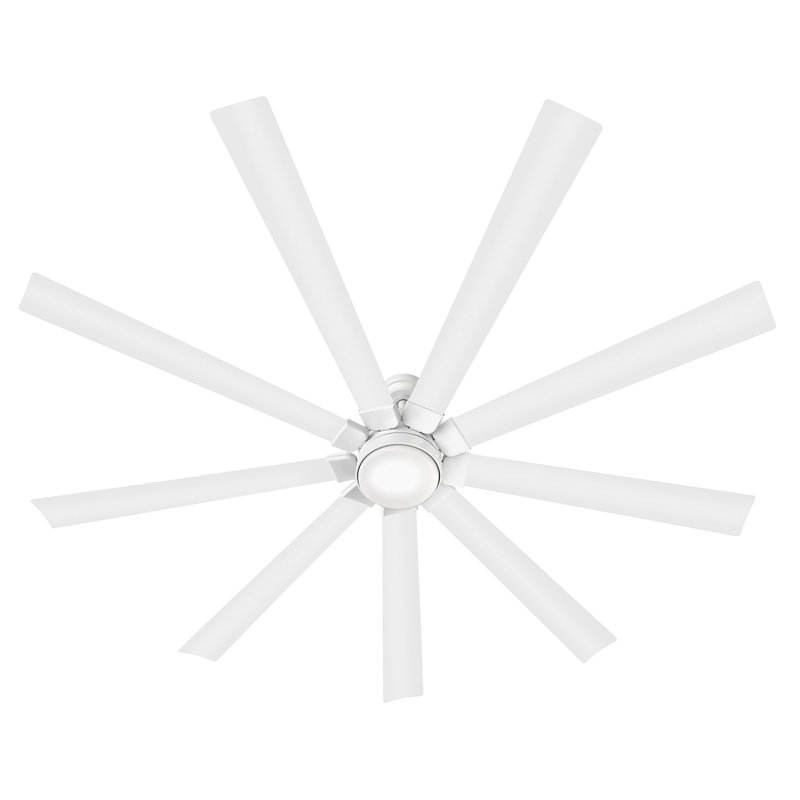 Hinkley Turbine LED Ceiling Fan, Chalk White