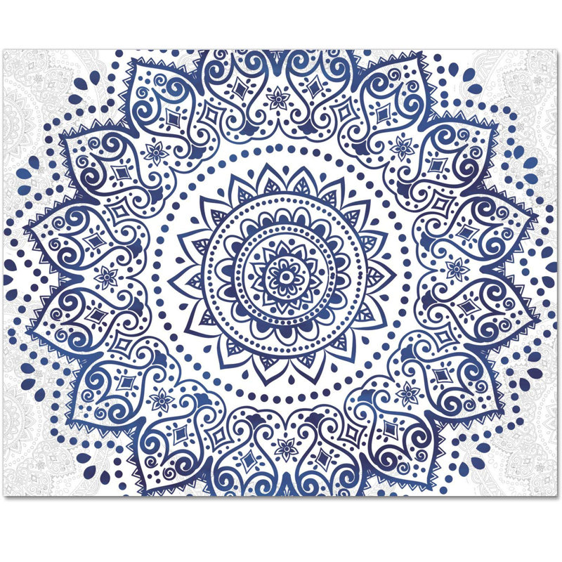 Planche à découper en verre counterart Mandala