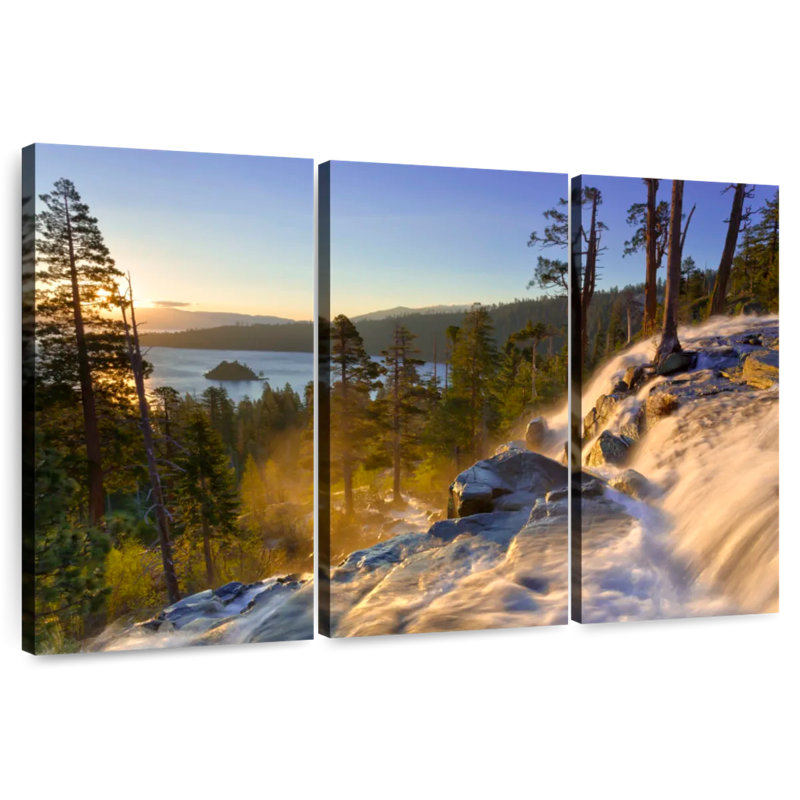 Alvord Lower Eagle Waterfall, 24" H x 38" W