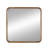 Square Mirror with Wood Frame