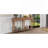 Retro Console Table with 4 Drawers and Open Shelf, perfect for Entryways, Living Rooms-1778714760