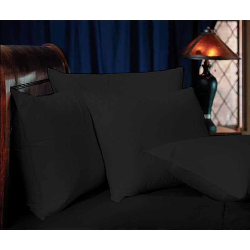 Hotel Luxurious Bamboo Blend Deep Pockets Breathable Cooling Bed Sheet Set 2000 Series, King Sheet Set + 4 Pillowcases, Black