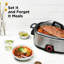 Chefman Slow Cooker, 6-quart