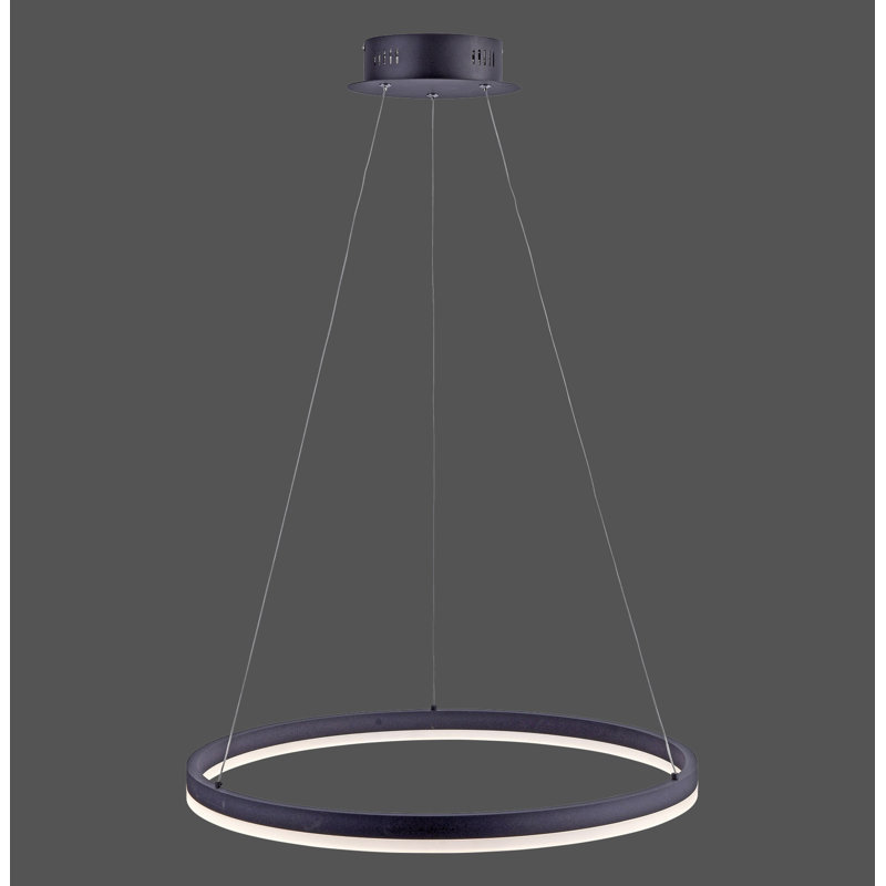 Karev 1 - Light Geometric LED Chandelier, 120cm H x 80cm W x 80cm D