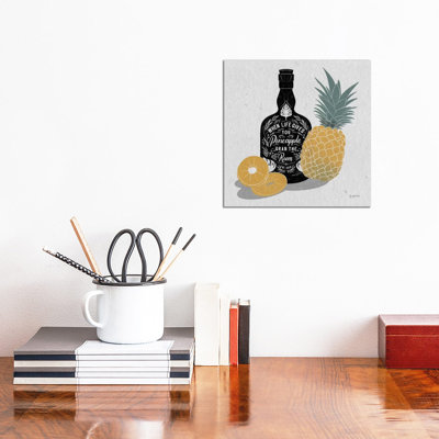 Fruity Spirits Rum by Becky Thorns - Wrapped Canvas Print
