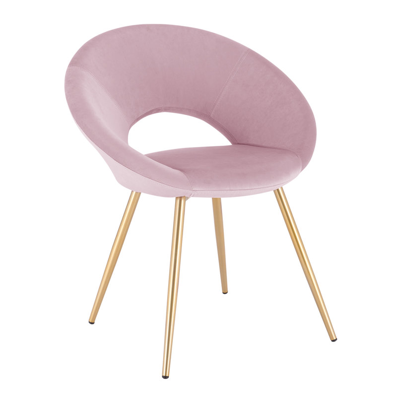 Catoosa Upholstered Dining Chair, Pink