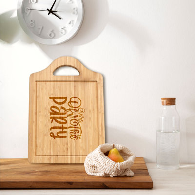 Wife Of The Party - 1 Piece Bamboo Cutting Board